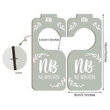 Maxbell 8x Wooden Baby Closet Dividers for Babies Your Little Baby Girls or Boy Room