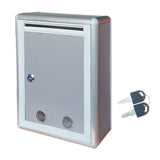 Maxbell Suggestion Box Metal Wall Mounted Ballot Box for Voting Suggestions Feedback Large