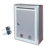 Maxbell Suggestion Box Metal Wall Mounted Ballot Box for Voting Suggestions Feedback Large