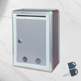 Maxbell Suggestion Box Metal Wall Mounted Ballot Box for Voting Suggestions Feedback Large