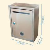 Maxbell Suggestion Box with Lock Wall Mounted Ballot Box for Fundraising Bar Ballots