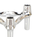 Maxbell Maxbell Candle Holder Candelabra Metal Candlestick for Wedding Anniversary Christmas Silver