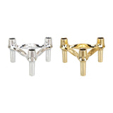 Maxbell Maxbell Candle Holder Candelabra Metal Candlestick for Wedding Anniversary Christmas Silver