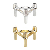 Maxbell Maxbell Candle Holder Candelabra Metal Candlestick for Wedding Anniversary Christmas Silver