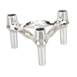 Maxbell Maxbell Candle Holder Candelabra Metal Candlestick for Wedding Anniversary Christmas Silver