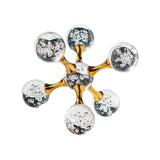 Maxbell Maxbell Bubble Sphere Figurine Art Crafts Tabletop Ornament for Fireplace Shelf Desk S