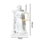 Maxbell Maxbell Lady Justice Statue Goddess Sculpture Cabinet Christmas Collectible Figurine
