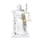 Maxbell Maxbell Lady Justice Statue Goddess Sculpture Cabinet Christmas Collectible Figurine