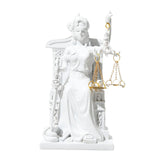 Maxbell Maxbell Lady Justice Statue Goddess Sculpture Cabinet Christmas Collectible Figurine