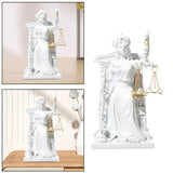 Maxbell Maxbell Lady Justice Statue Goddess Sculpture Cabinet Christmas Collectible Figurine