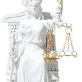 Maxbell Maxbell Lady Justice Statue Goddess Sculpture Cabinet Christmas Collectible Figurine