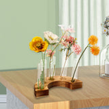 Maxbell Maxbell Glass Test Tube Vases Planter Terrarium Decor Home Plant Propagation Station