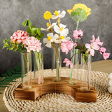 Maxbell Maxbell Glass Test Tube Vases Planter Terrarium Decor Home Plant Propagation Station