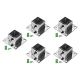 Maxbell Maxbell 5Pcs Square Post Flange Heavy Duty Support Floor Post Flange Fence Post Base Inner Dia 26mm