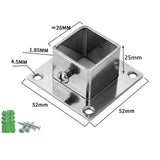 Maxbell Maxbell 5Pcs Square Post Flange Heavy Duty Support Floor Post Flange Fence Post Base Inner Dia 26mm