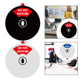 Maxbell Maxbell Privacy Door Sign Engineer Room Magnetic Door Sign Hospital Office Door Sign Black