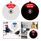 Maxbell Maxbell Privacy Door Sign Engineer Room Magnetic Door Sign Hospital Office Door Sign Black