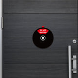 Maxbell Maxbell Privacy Door Sign Engineer Room Magnetic Door Sign Hospital Office Door Sign Black