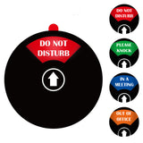 Maxbell Maxbell Privacy Door Sign Engineer Room Magnetic Door Sign Hospital Office Door Sign Black