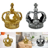 Maxbell Maxbell Resin Royal Crown Statue Figurine Versatile Handicraft for Home Office Decor Golden