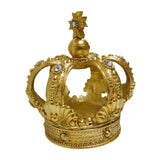 Maxbell Maxbell Resin Royal Crown Statue Figurine Versatile Handicraft for Home Office Decor Golden