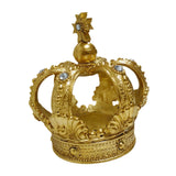 Maxbell Maxbell Resin Royal Crown Statue Figurine Versatile Handicraft for Home Office Decor Golden