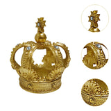 Maxbell Maxbell Resin Royal Crown Statue Figurine Versatile Handicraft for Home Office Decor Golden