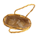 Maxbell Maxbell Rattan Woven Basket Party Favors Rattan Flower Basket for Garden Beach Decor