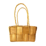 Maxbell Maxbell Rattan Woven Basket Party Favors Rattan Flower Basket for Garden Beach Decor