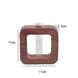 Maxbell Maxbell Plant Propagation Station Vase Garden Centerpiece Decoration Test Tubes Vase Deep Brown