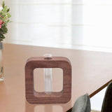 Maxbell Maxbell Plant Propagation Station Vase Garden Centerpiece Decoration Test Tubes Vase Deep Brown