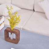 Maxbell Maxbell Plant Propagation Station Vase Garden Centerpiece Decoration Test Tubes Vase Deep Brown