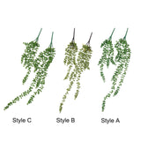 Maxbell Maxbell 2 Pieces Artificial Hanging Plants Fake String of Pearls for Bedroom Outdoor Style A