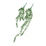 Maxbell Maxbell 2 Pieces Artificial Hanging Plants Fake String of Pearls for Bedroom Outdoor Style A