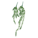 Maxbell Maxbell 2 Pieces Artificial Hanging Plants Fake String of Pearls for Bedroom Outdoor Style A