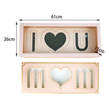 Maxbell Mom Letter Shaped Floral Box Mother Day Flower Box for Birthday Celebrations Pink