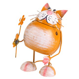 Maxbell Maxbell Animal Statue Garden Decor Iron Figurine for Fireplace Mantels Shelves Decks Cat