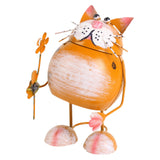 Maxbell Maxbell Animal Statue Garden Decor Iron Figurine for Fireplace Mantels Shelves Decks Cat