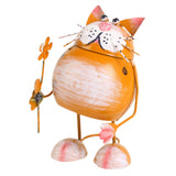 Maxbell Maxbell Animal Statue Garden Decor Iron Figurine for Fireplace Mantels Shelves Decks Cat