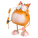 Maxbell Maxbell Animal Statue Garden Decor Iron Figurine for Fireplace Mantels Shelves Decks Cat