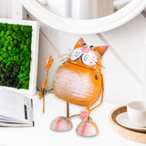 Maxbell Maxbell Animal Statue Garden Decor Iron Figurine for Fireplace Mantels Shelves Decks Cat