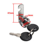 Maxbell Maxbell Cabinet cam Lock Cabinet Lock for File Cabinet Secure files Drawers Tool Box Universal