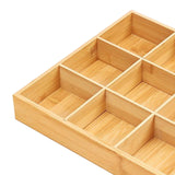 Maxbell Maxbell Bamboo Fruit Tray Party Appetizer Platter for Restaurant Kitchen Dining Room 30.5x30.5x5cm