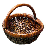 Maxbell Maxbell Handwoven Fruit Basket Rustic Decor Food Basket for Kitchen Restaurant Table Coffee