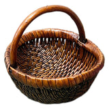 Maxbell Maxbell Handwoven Fruit Basket Rustic Decor Food Basket for Kitchen Restaurant Table Coffee