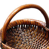 Maxbell Maxbell Handwoven Fruit Basket Rustic Decor Food Basket for Kitchen Restaurant Table Coffee