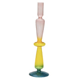 Glass Candle Holder Retro Candlesticks for Holiday Wedding Decoration style G