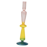 Glass Candle Holder Retro Candlesticks for Holiday Wedding Decoration style G