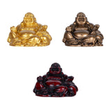 Maitreya Buddha Statue Resin Laughing Buddha for Party Housewarming Gift Gold