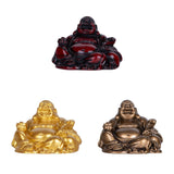 Maitreya Buddha Statue Resin Laughing Buddha for Party Housewarming Gift Gold